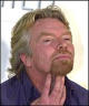 Richard Branson chin scratch