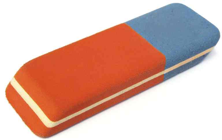 British rubber eraser