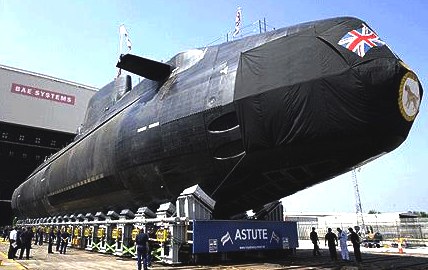 HMS ASTUTE CLASS SUBMARINE