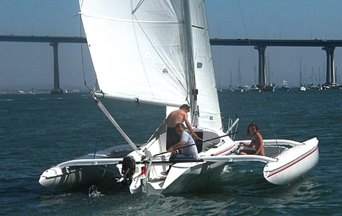 Corsair 750 trimaran sailing boat