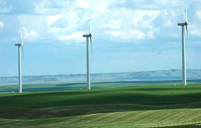 Wind Farm Magrath, Alberta, Canada