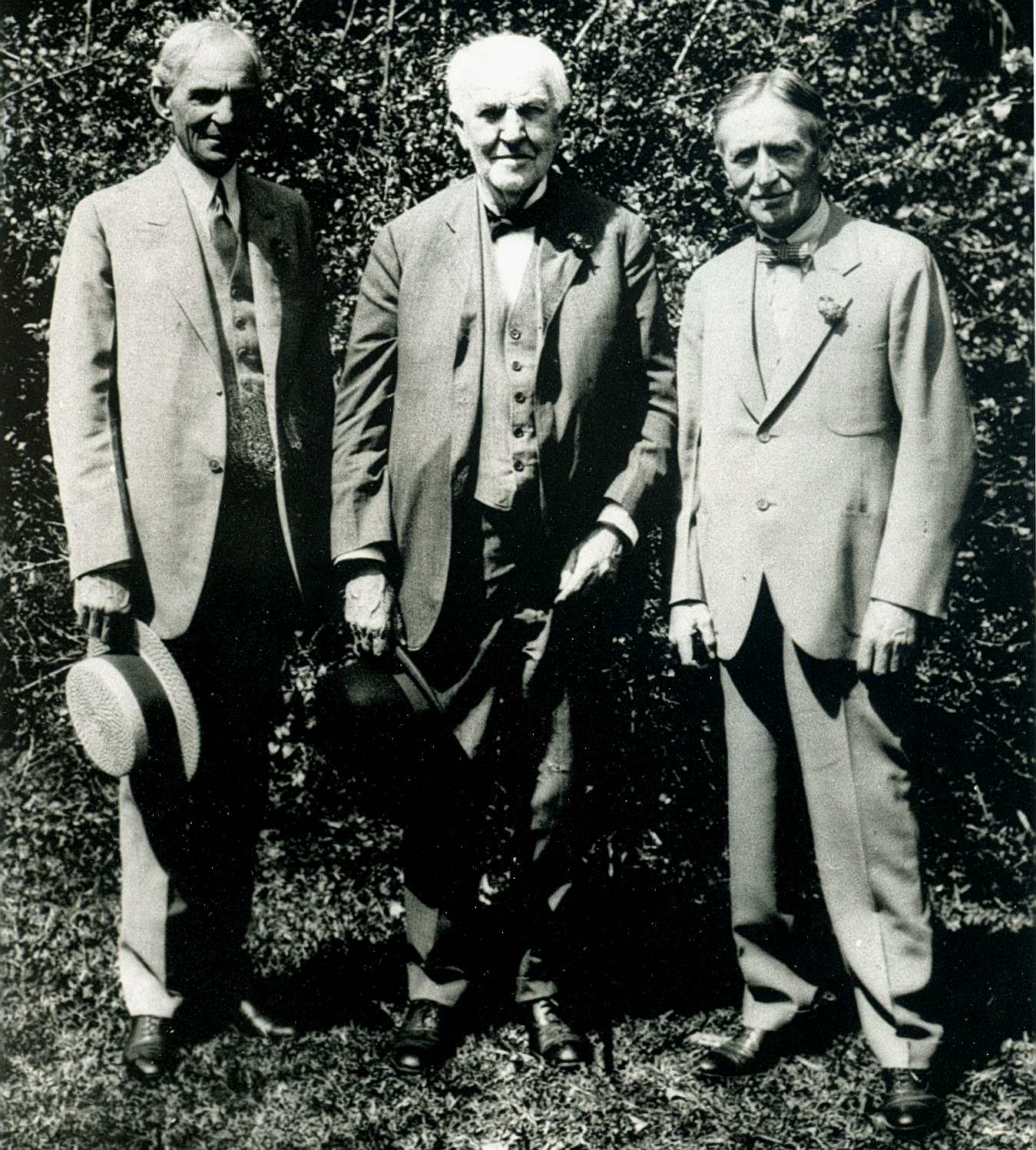 Henry Ford, Thomas Edison and Harvey Firestone