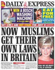 THE DAILY EXPRESS NEWSPAPER LINKS