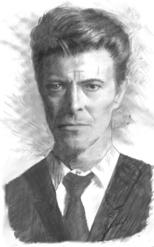 DAVID BOWIE ROCK AND POP SINGER IDOL STAR GROUND CONTROL TO MAJOR TOM