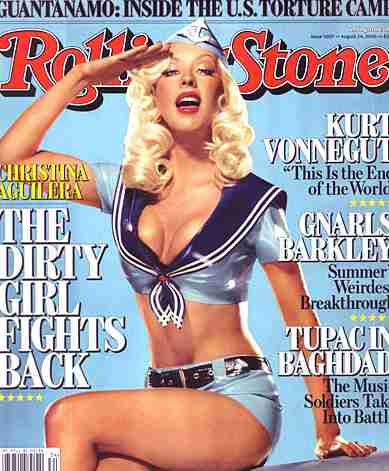 Christina Aguilera on Rolling Stone magazine cover
