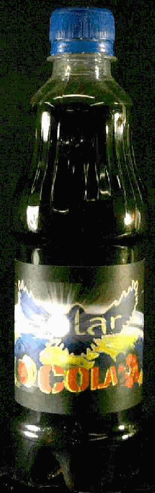 Solar Cola PET soft drink bottle trademark Middle East design