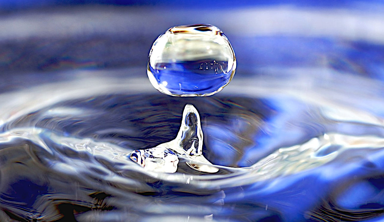 A drop of water in the ocean